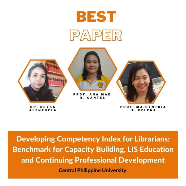 CPU Library Director, LIS faculty win Best Paper Award at EALC 2020