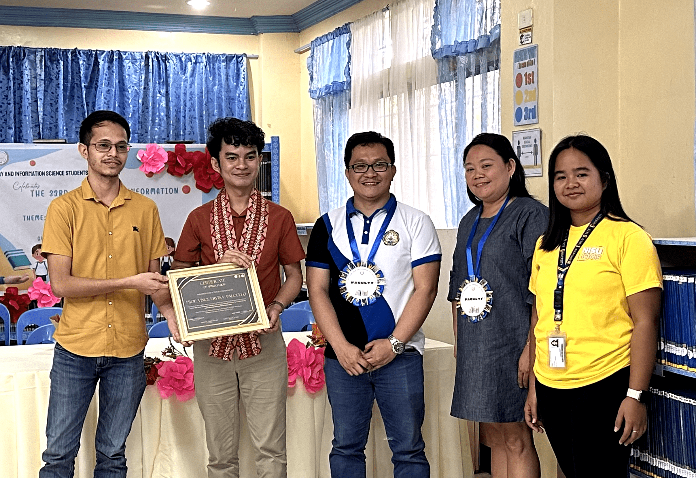 CPU-HLL Librarian Invited as Guest Speaker in Northern Iloilo State University-Estancia Campus as Part of their Celebration of the 33rd Library and Information Services Month 