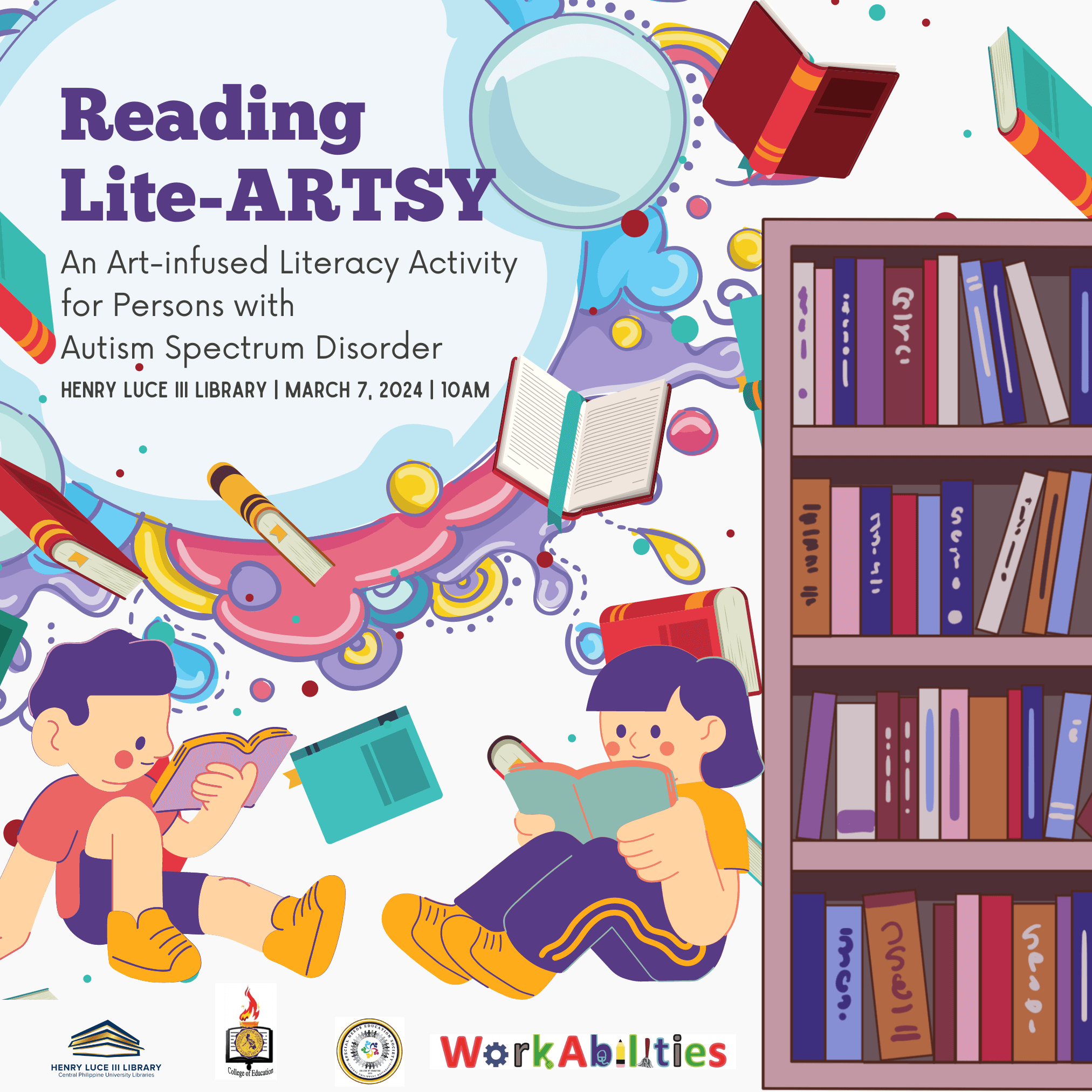 “Reading Lite-Artsy” Event Celebrates Inclusivity and Artistic Exploration