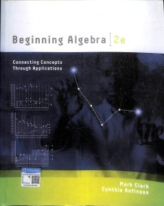 Beginning algebra connect concepts through application