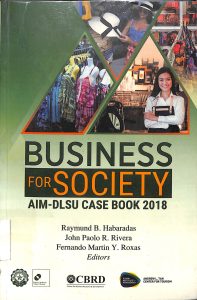 Business for society AIM-DLSU case book 2018