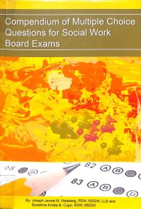 Compendium of multiple choice questions for social work board exams