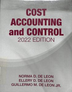 Cost Accounting and control 2022 edition