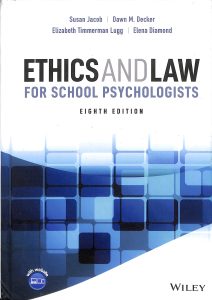Ethics and law for school psychologists