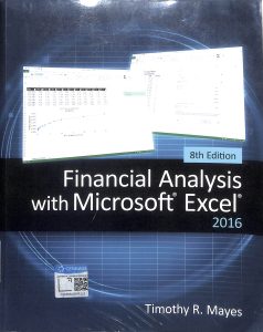 Financial analysis with microsoft excel 2016