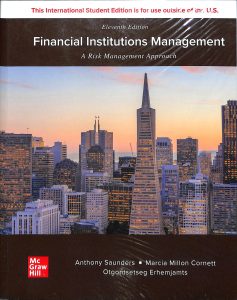 Financial institutions management a risk management approach