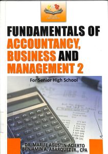 Fundamentals of Accountancy, Business and Management 2