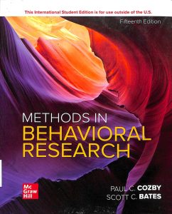 Methods behavioral research