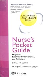 Nurse's pocket guide diagnoses, prioritized interventions, and rationales