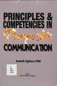 Principles & competencies in purposive communication