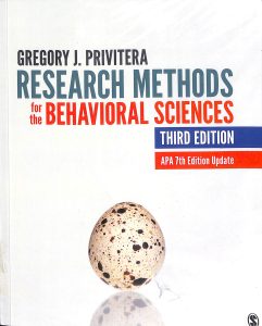 Research methods for the behavioral sciences